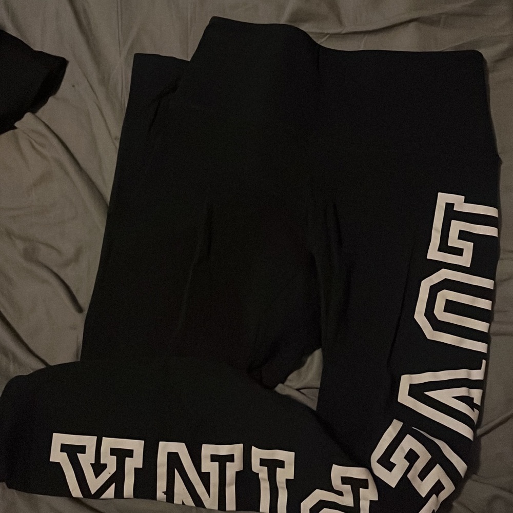 Name brand pink legging size medium